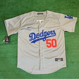 Los Angeles Dodgers Mookie Betts Grey Jersey